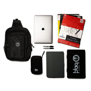 BLAQ PAQ COMMUTER BAG - BLK