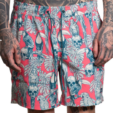 BOARDSHORT BIRDS OF PARADISE - PINK