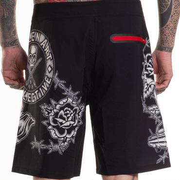 BOARDSHORT MAIN ST - BLK