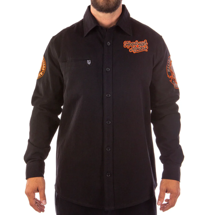 BUTTON UP THE MECHANIC - BLK