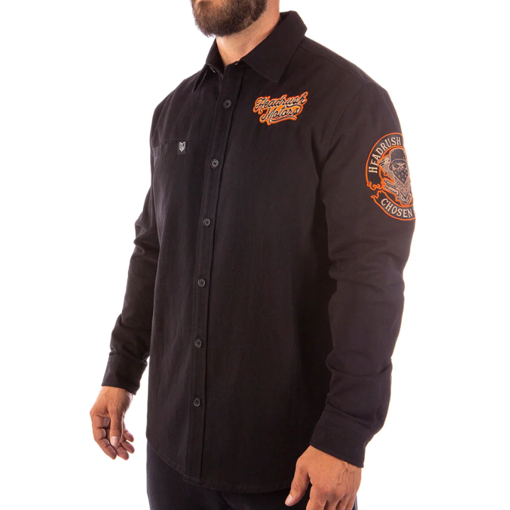 BUTTON UP THE MECHANIC - BLK
