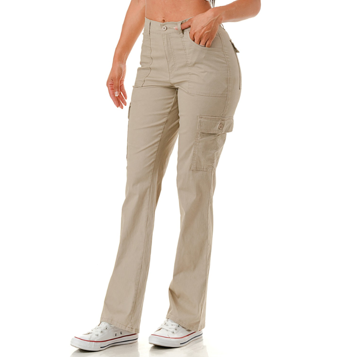 CARGO PANT BOOT CUT - KHA