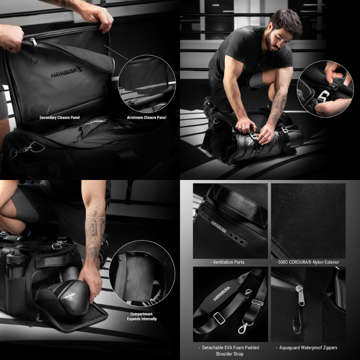 DUFFLE BAG AIRSTREAM - BLK