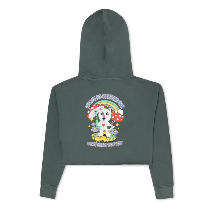 GIRL HOODYCROP SO MUSHROOM - CHA