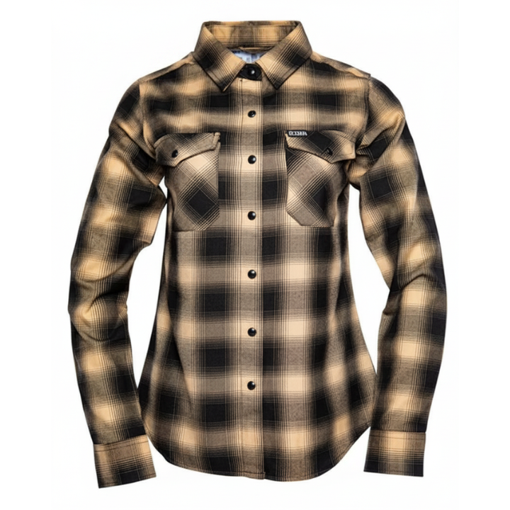 GIRLS FLANNEL BARRIO - TAN