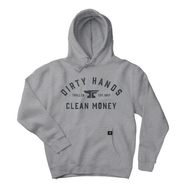 GIRLS HOODY DHCM CLASSIC - GRY