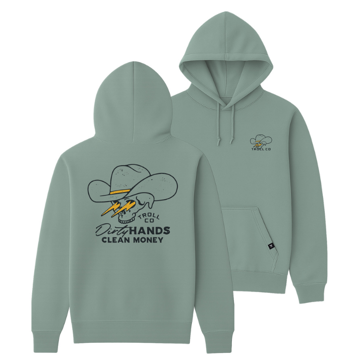 GIRLS HOODY SAVAGE - SAGE