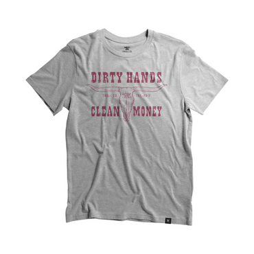 GIRLS S/S DHCM LONGHORN - GRY