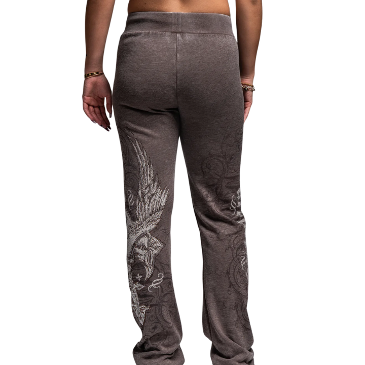 GIRLS SWEATPANT DEATH EYES - BRN