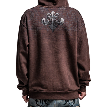 HOODY COLLAPSE - BRN