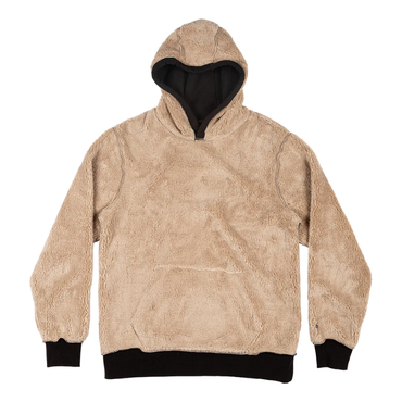 HOODY FAUX FUR LINING - BLK