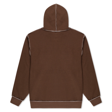 HOODY OVERDRIVE EMBROIDERED - BRN