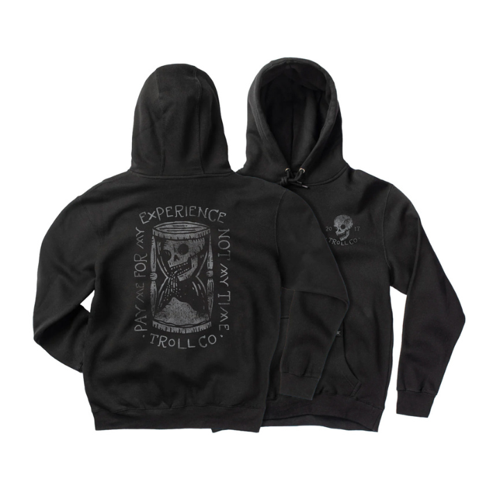 HOODY PAY TIME - BLK
