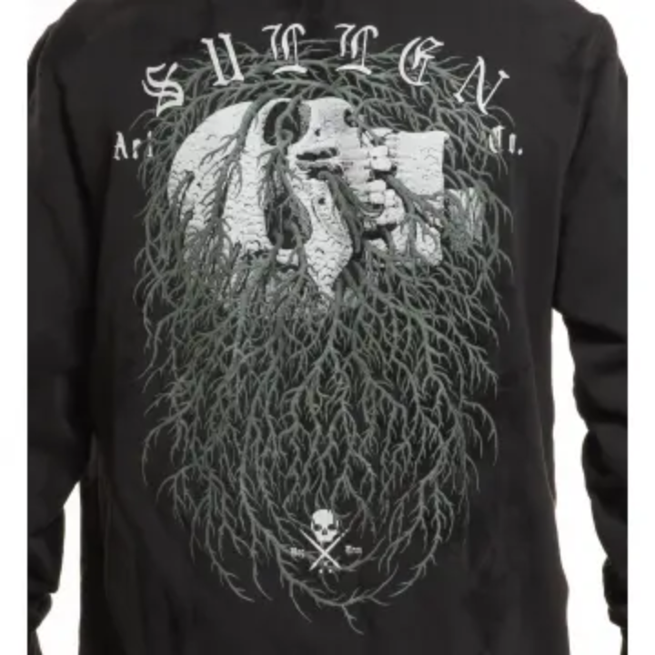 HOODY ROOTED - BLK