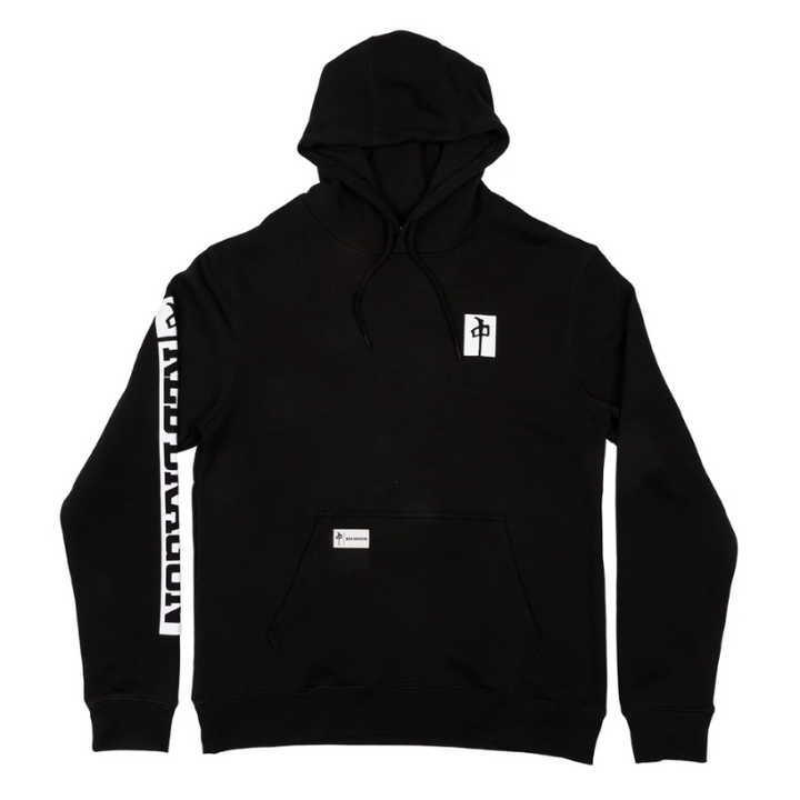 HOODY SQUARE ONE - BLK