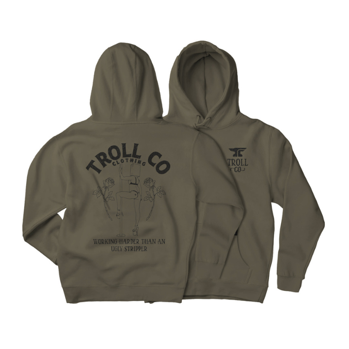 HOODY WHUS BUTTERFACE - GRN