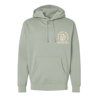 HOODY WW SKULL SPA - SAGE