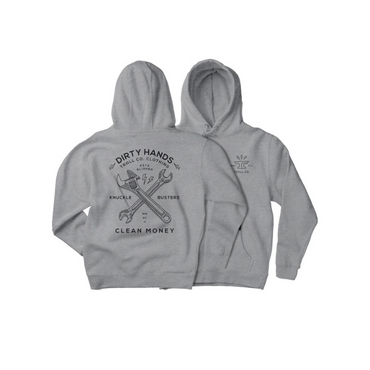 KIDS HOODY TWISTING WRENCHES - GRY