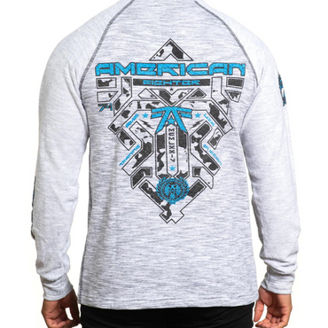 L/S DELONG PO RAGLAN HOOD - BKWT