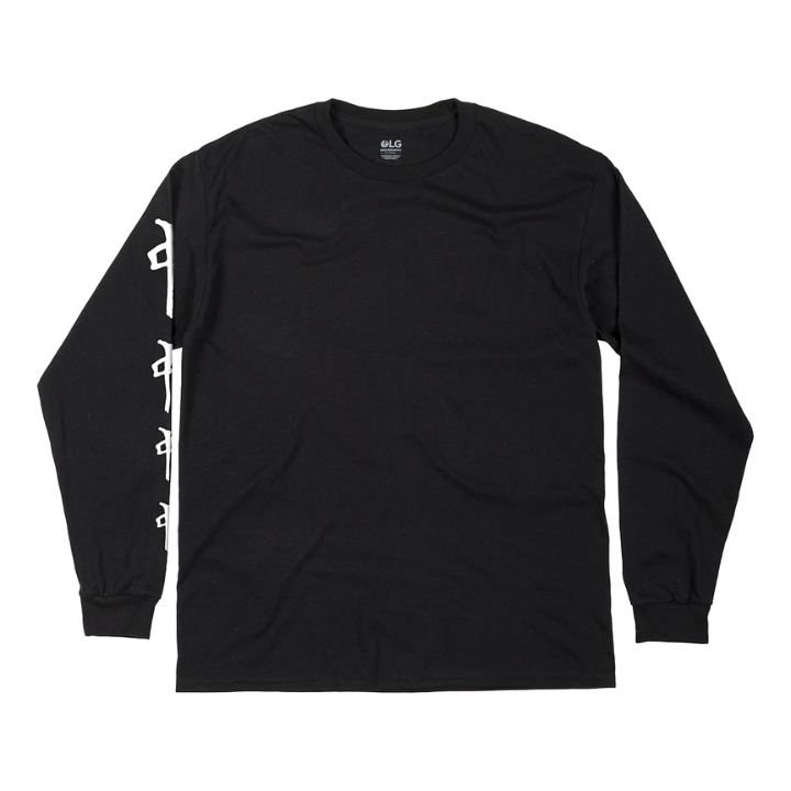 L/S DROP CHUNG - BLK