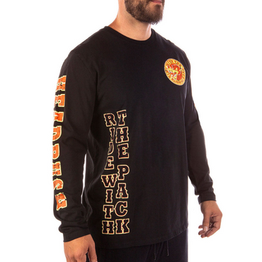 L/S RIDE WITH THE PACK - BLK