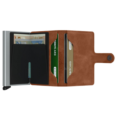 MINIWALLET VINTAGE - COGN