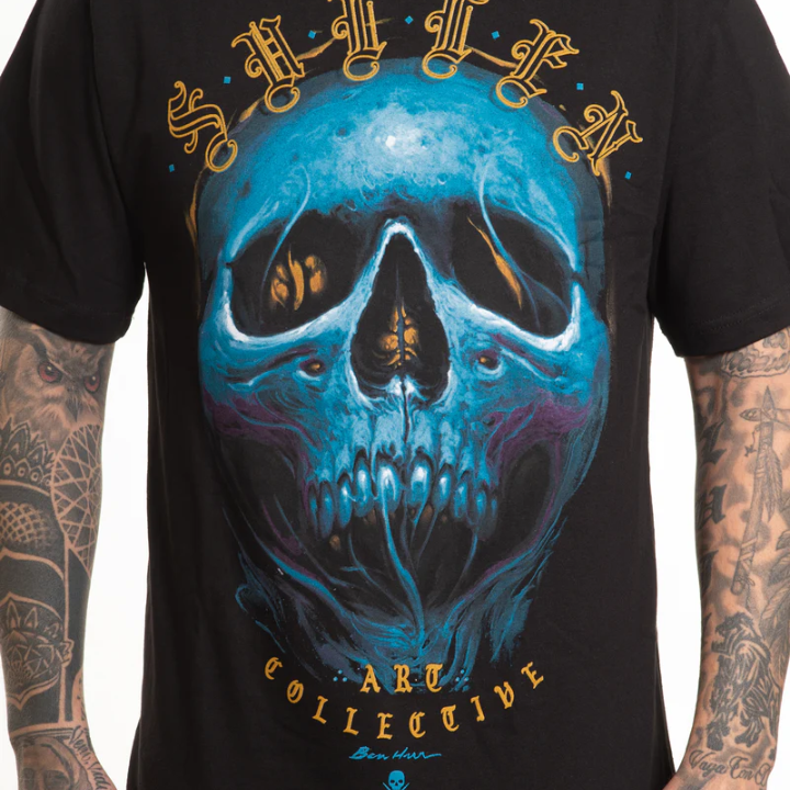 S/S BLHUR SKULL - BLK