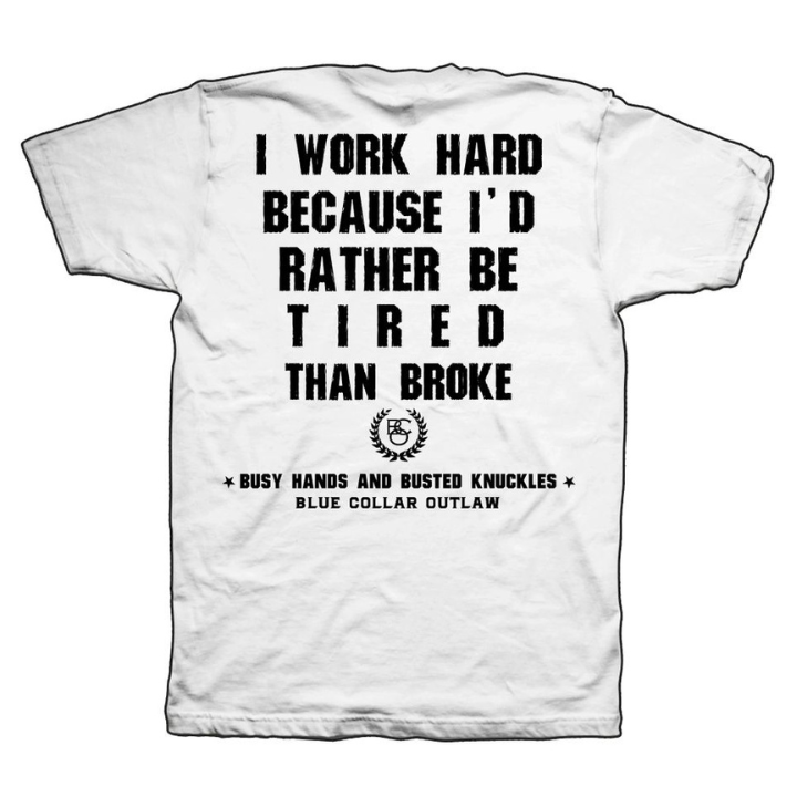 S/S BROKE - WHT