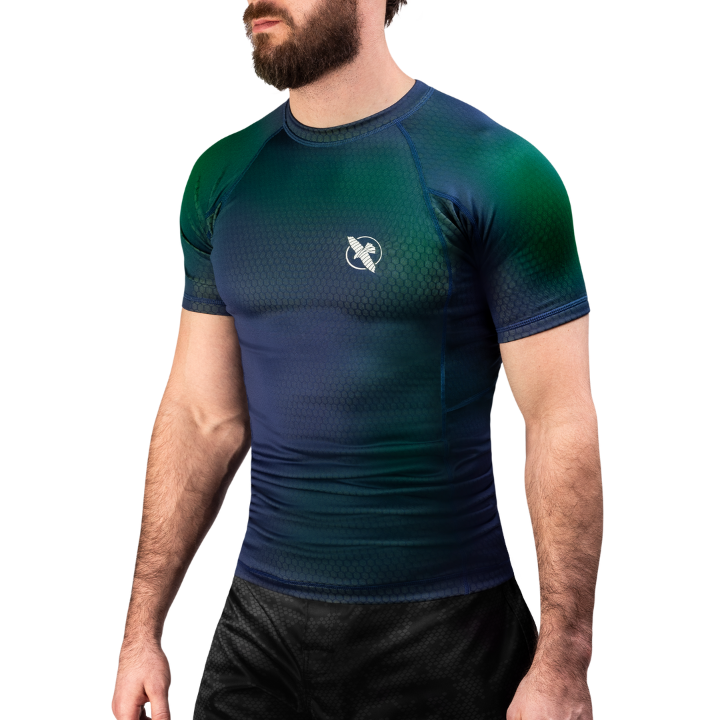 S/S FUSION RASHGAURD - BLUE