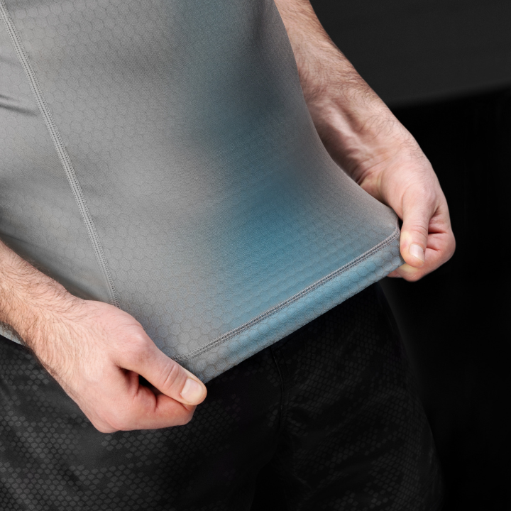 S/S FUSION RASHGAURD - GRY