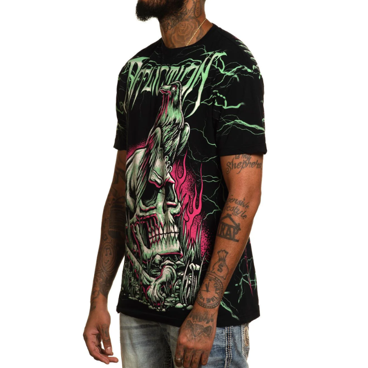 S/S GHOST IMAGE - BLK