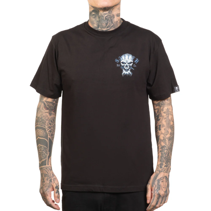 S/S HUR SKULLS - BLK