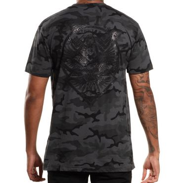 S/S LAKESHORE CAMO - BLK