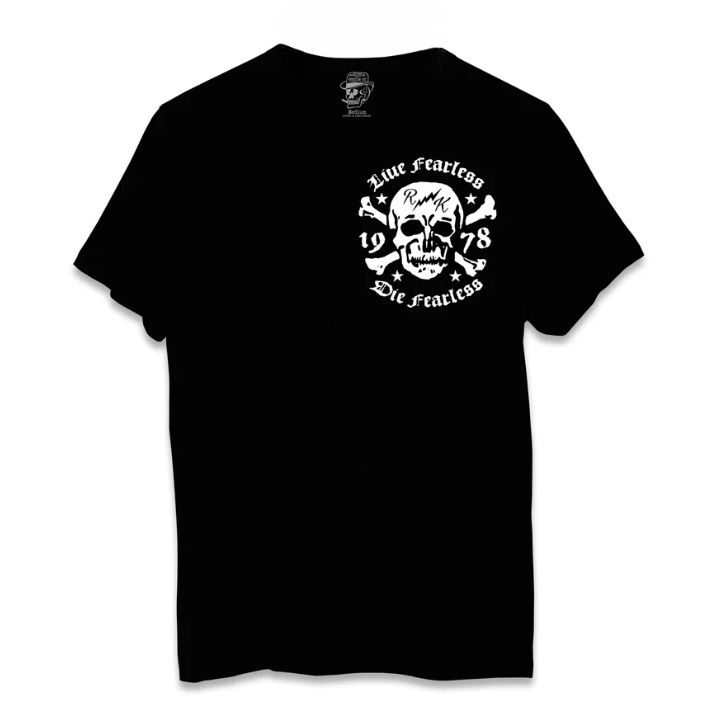 S/S LIVE FEARLESS - BLK