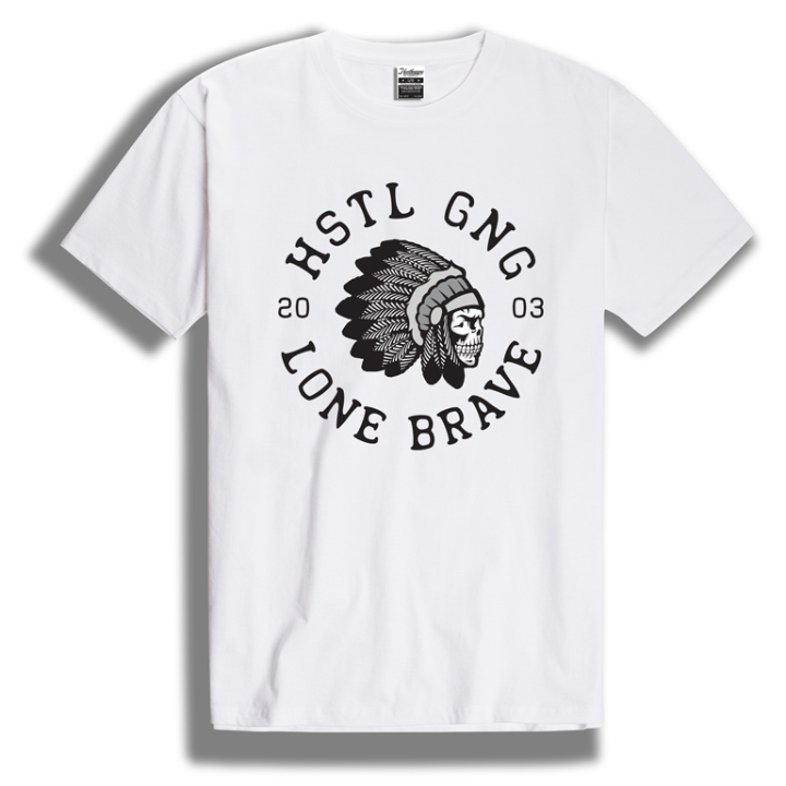 S/S LOGO STAX - WHT