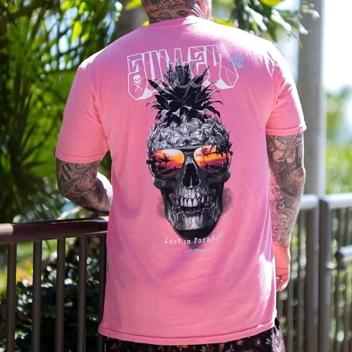 S/S PINEAPPLE PARADISE - PNK