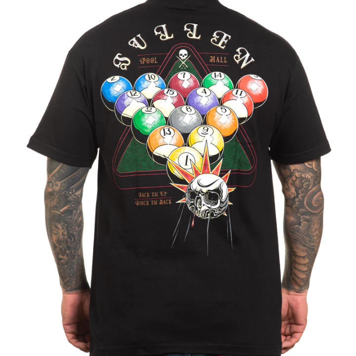 S/S POOL HALL - BLK