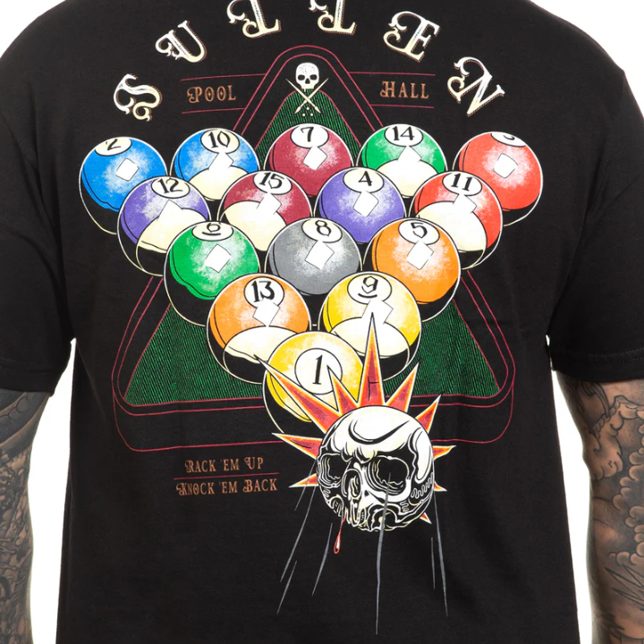S/S POOL HALL - BLK