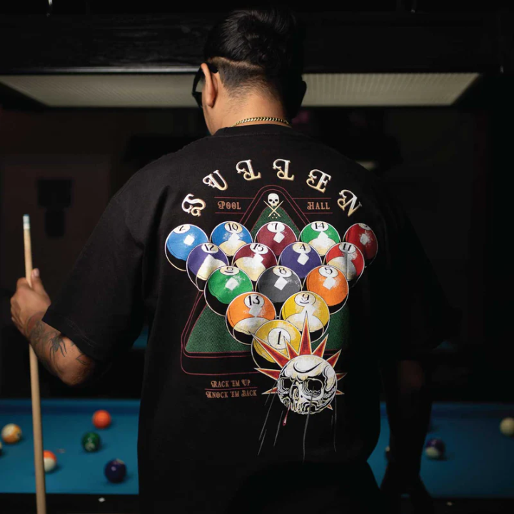 S/S POOL HALL - BLK