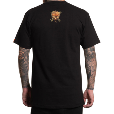 S/S PUMPKIN BADGE - BLK