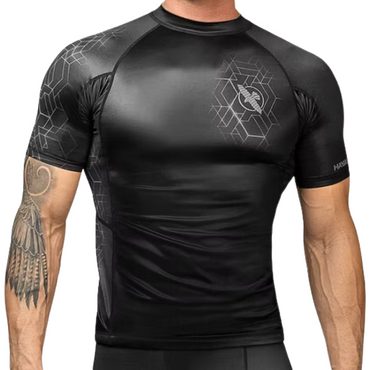 S/S RASHGUARD GEO - GRY