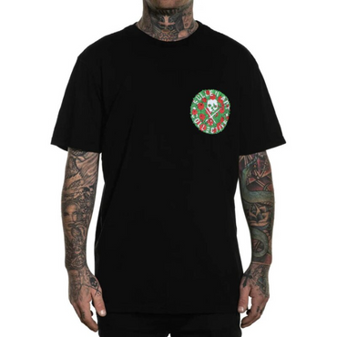S/S ROSES AND BONES - BLK