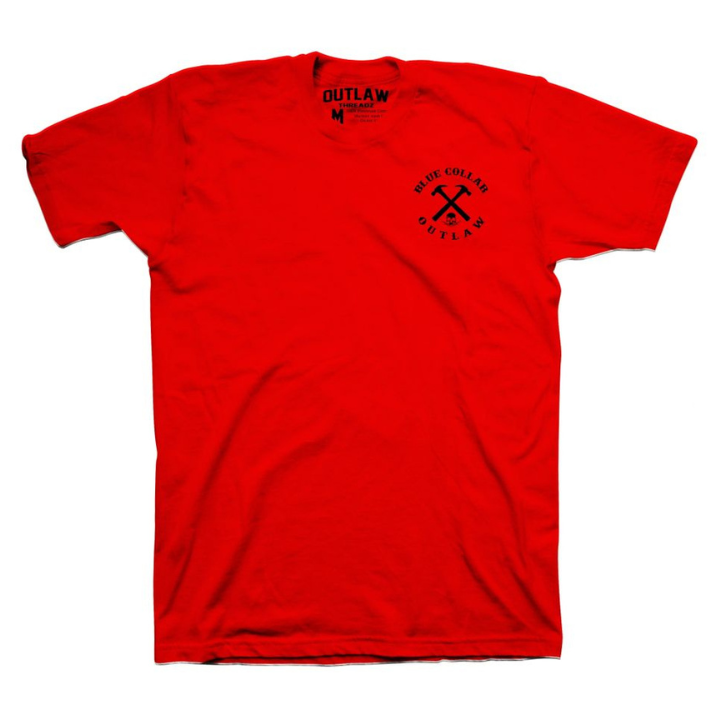S/S WORK HARDER - RED