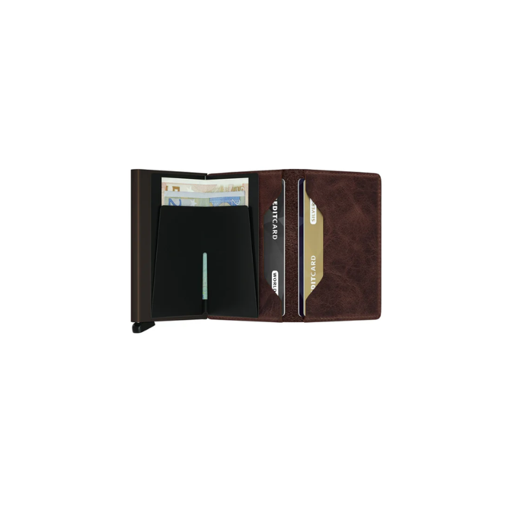 SLIMWALLET VINTAGE - CHOC