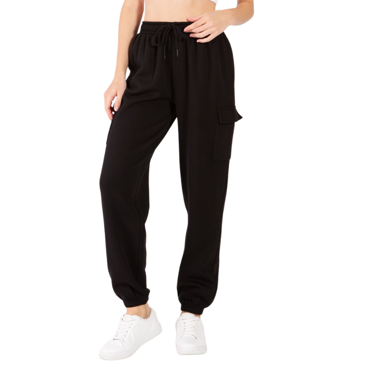 SWEATPANT CARGO - BLK