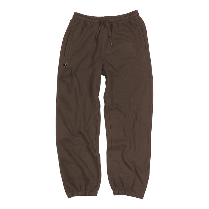 SWEATPANT CHUNG EMB PATCH - BRN