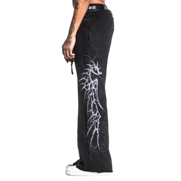 SWEATPANT SKELETON - BLK