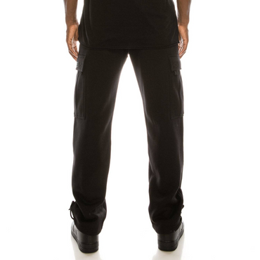SWEATPANTS CARGO FL77 - BLK
