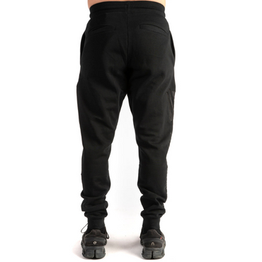 SWEATPANTS PALAZZO - BLK