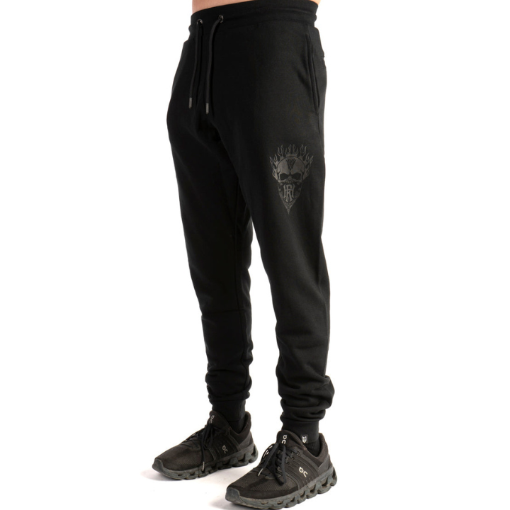 SWEATPANTS PALAZZO - BLK